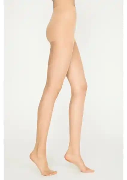 Penti Açık Ten Renkli 15 Denye İnce Parlak Dayanıklı Külotlu Çorap