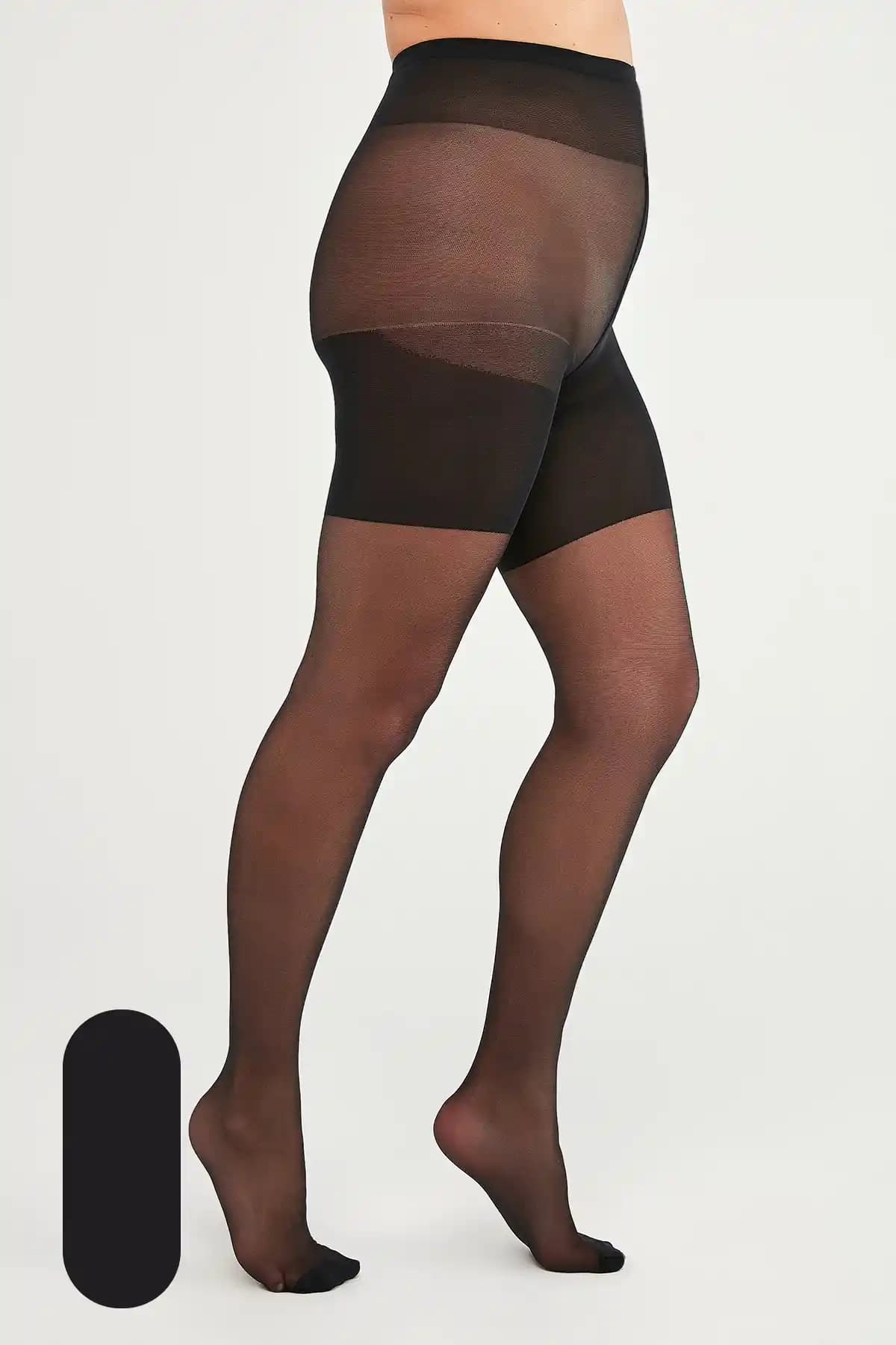 Penti Comfortplus Siyah Külotlu Çorap Günlük Kullanım ve Büyük Beden Seçenekleriyle