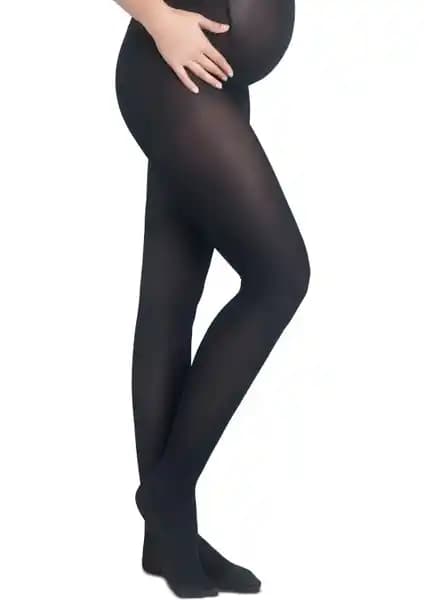 Penti Siyah Hamile 40 Denye Külotlu Çorapları Günlük Konfor ve Şıklık Sunar