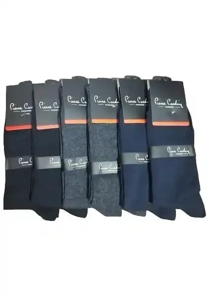 Pierre Cardin 6 Çift Karışık Pamuk Erkek Çorap Seti ile Günlük Şıklık ve Konfor