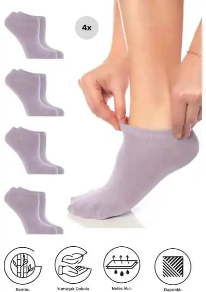 Saysez Bambu Kadın Sneaker Çorapları: Doğal, Şık ve Rahat Günlük Kullanım Çorapları