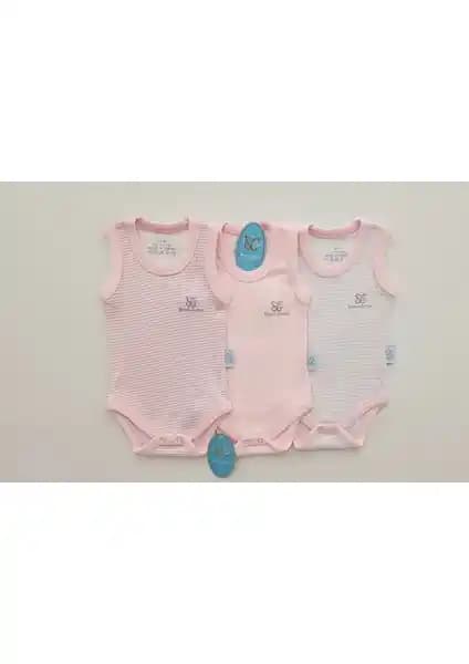 Sweet Cotton 3'lü Bebek Atlet Seti Güvenli ve Konforlu Günlük Giyim Seçeneği