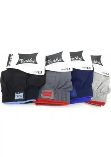 Tutku 6'lı Erkek Düğmeli Penye Boxer: Konfor ve Şıklık Sunan Rahat İç Giyim