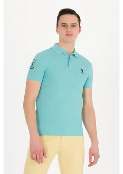 U.S. Polo Assn. Erkek Mint Basic T-Shirt: Günlük Şıklık ve Konfor Sunan Modern Tasarım