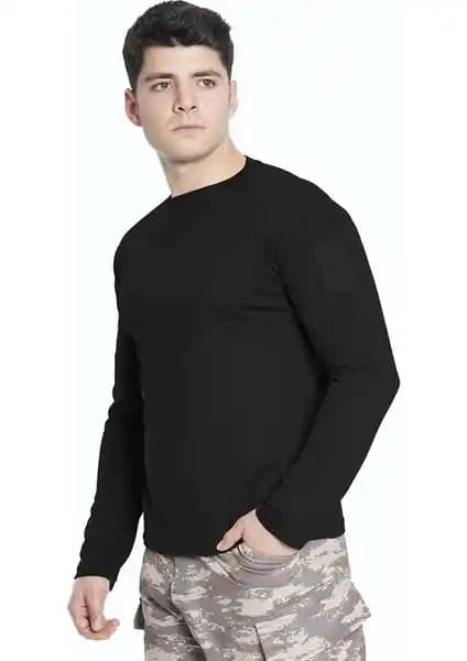 Vogel Tactical Uzun Kollu Yakasız Taktik Tişört: Dayanıklı ve Fonksiyonel Outdoor Giysi