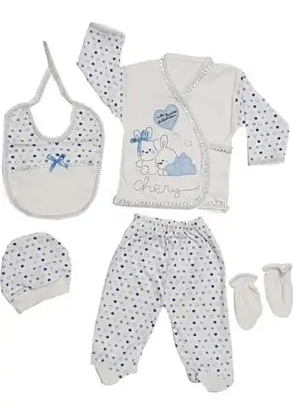Webombinoo Yenidoğan 5 Parça Hastane Çıkışı Seti: Konfor ve Şıklık Sunan Bebek Giyim Ürünü