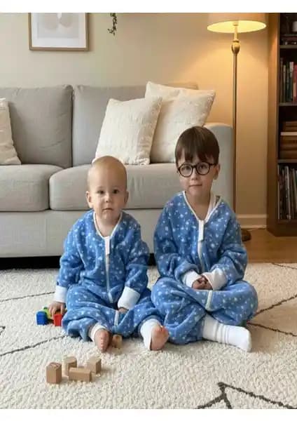 Yorni Uzun Kollu Uyku Tulumu Çocuklar İçin Sıcak ve Güvenli Uyku Çözümü