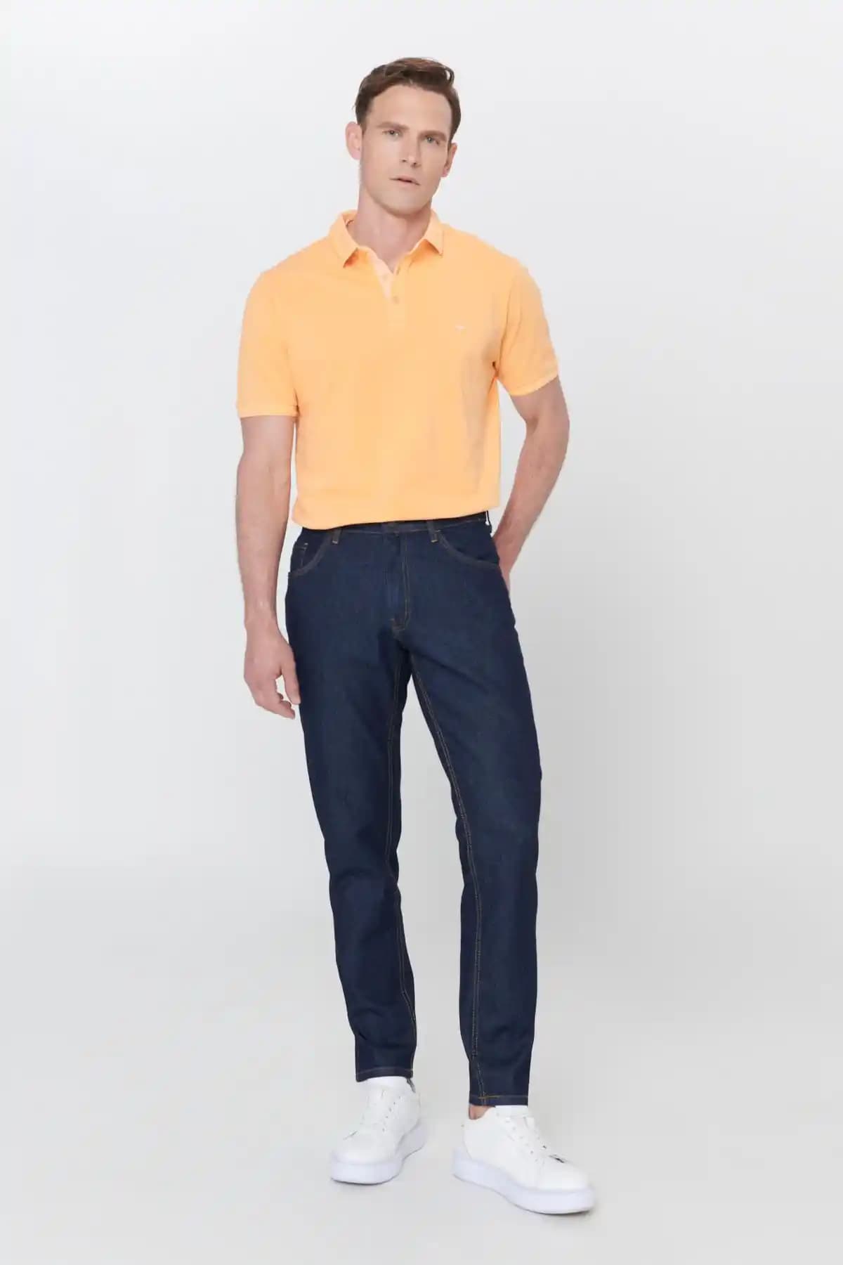 Altınyılz Classics Erkek Lacivert Comfort Fit Denim Pantolon - Günlük Şıklık ve Rahatlık