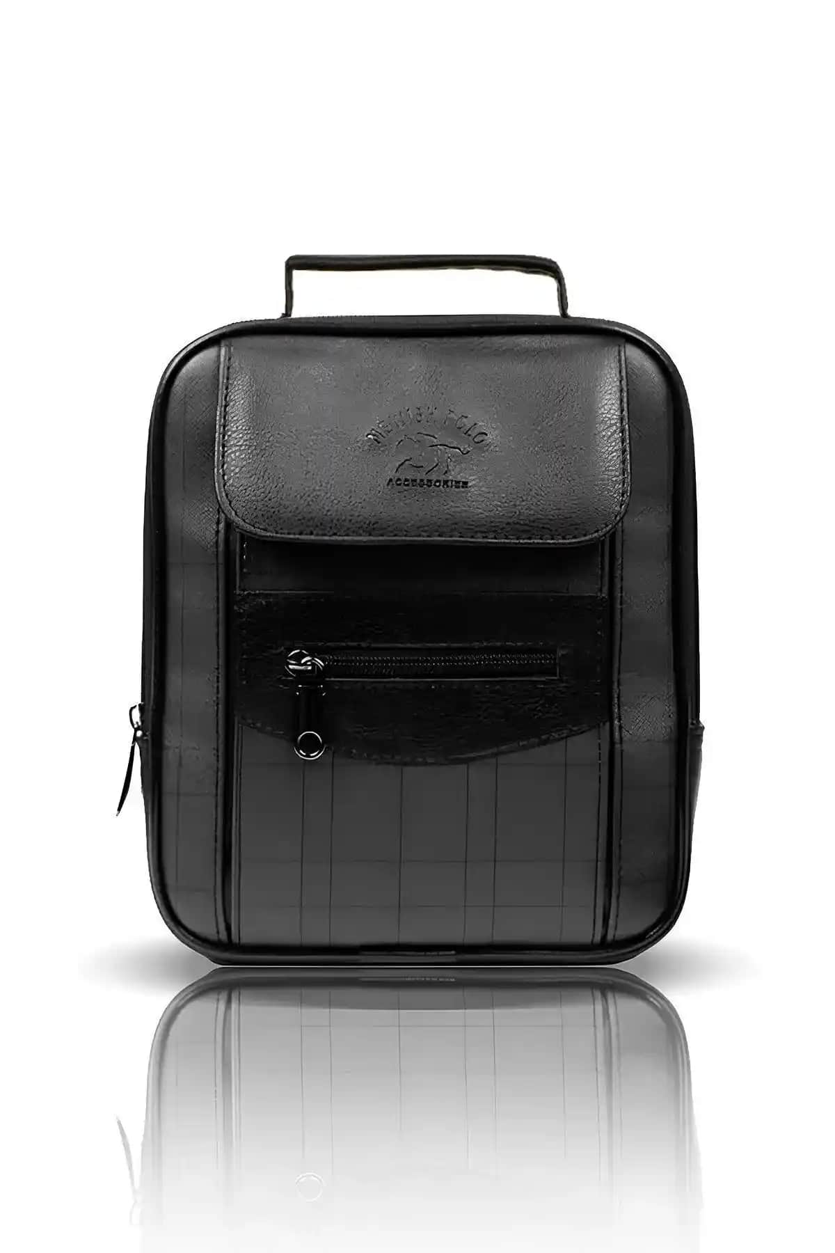 Av A Dos Siyah Erkek El Çantası Günlük Kullanım İçin Fonksiyonel ve Şık Tasarım