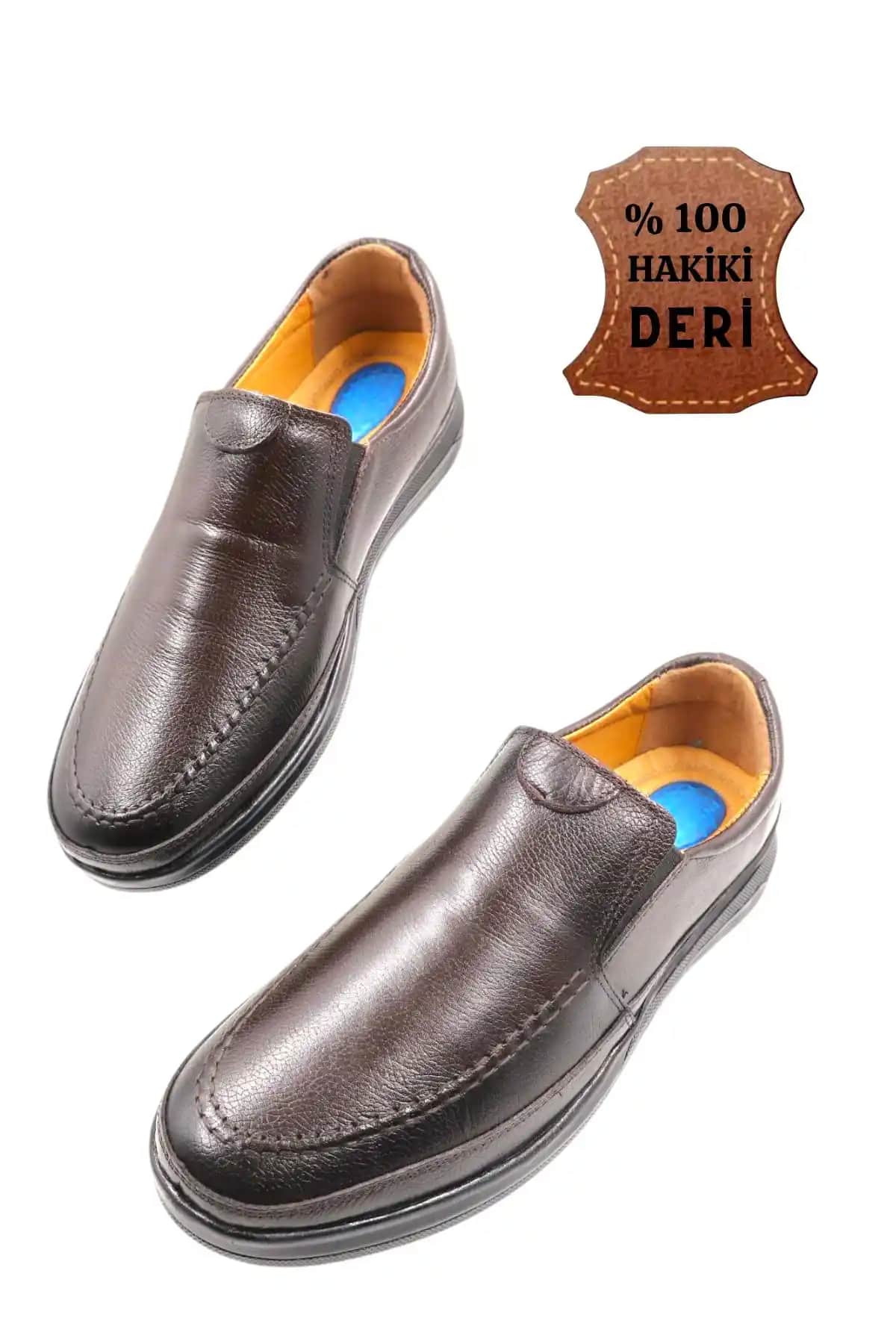 Erkekler İçin Hakiki Deri Günlük Rahat ve Ortopedik Ayakkabı Modelleri