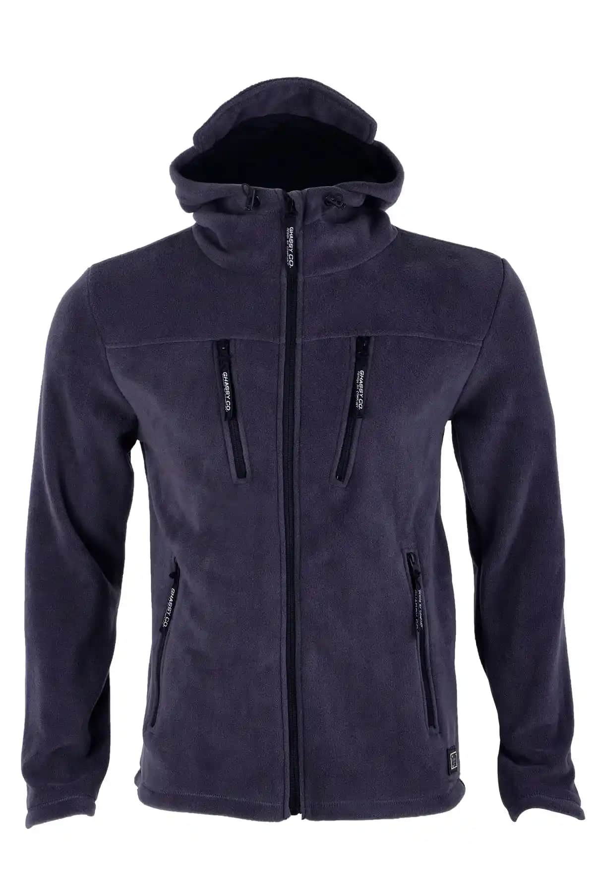 Ghassy Co Erkek Gri Army Tactical Polar Kapüşonlu Ceket: Dayanıklı ve Şık Tasarım