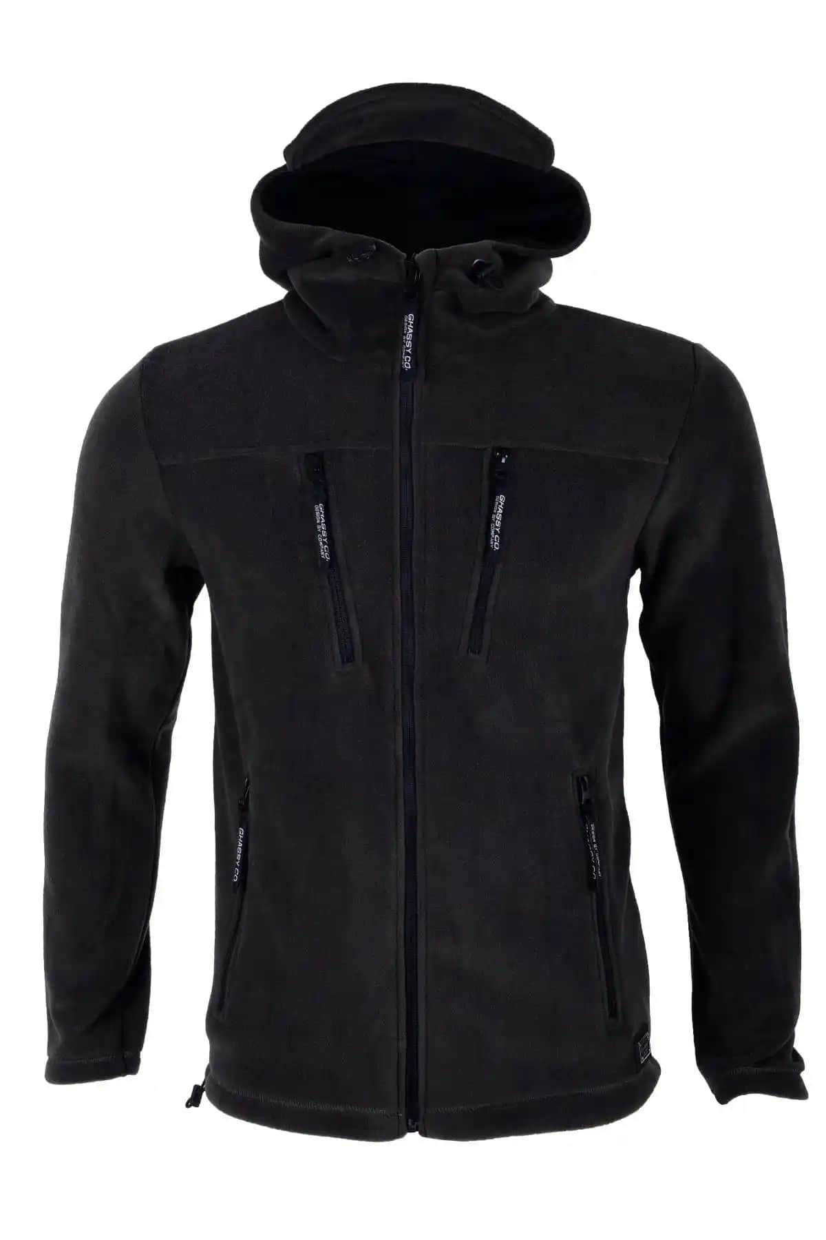 Ghassy Co Erkek Haki Polar Kapüşonlu Ceket: Dayanıklı ve Şık Kış Giyim Seçeneği