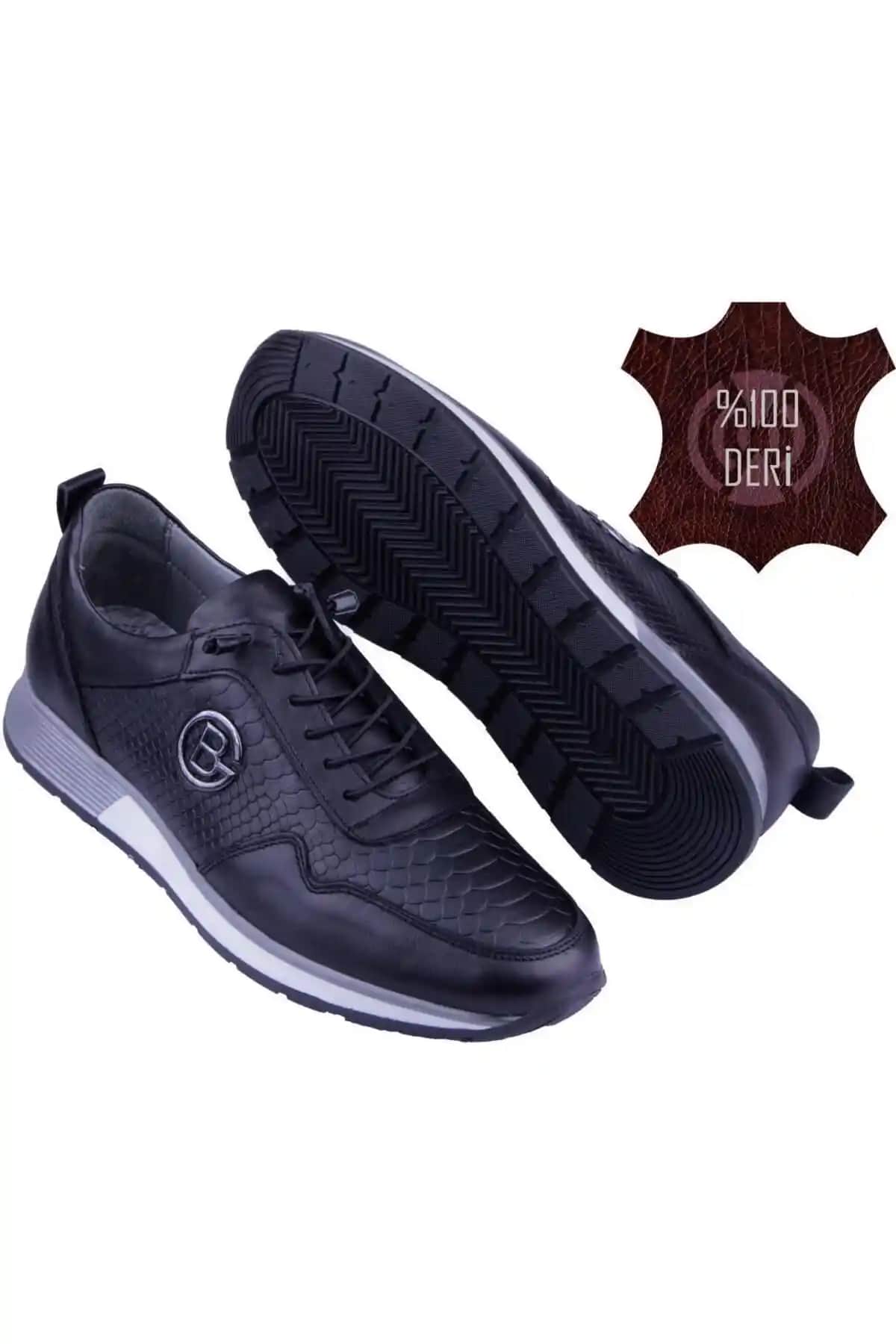 Hakiki Deri Erkek Ayakkabısı: Şık, Konforlu ve Ortopedik Tasarım