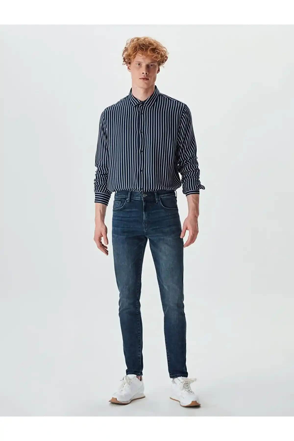 Ltb Darrıon Dar Paça Orta Bel Jean Pantolon: Şık ve Rahat Günlük Giyim Seçeneği