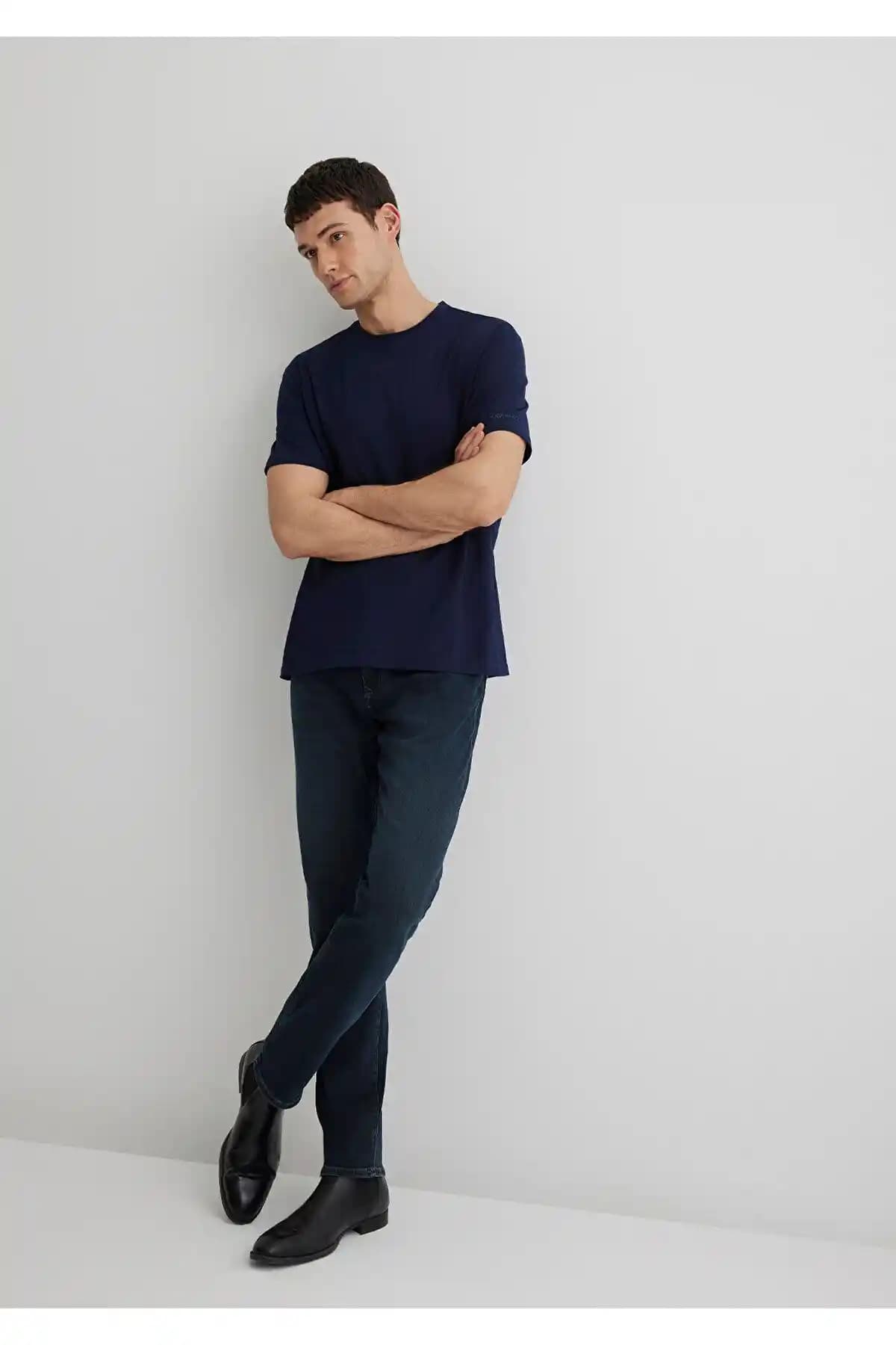 Mavi Marcus Black Gölgeli Gece Jean Pantolon Erkekler İçin Şık ve Konforlu Tasarım