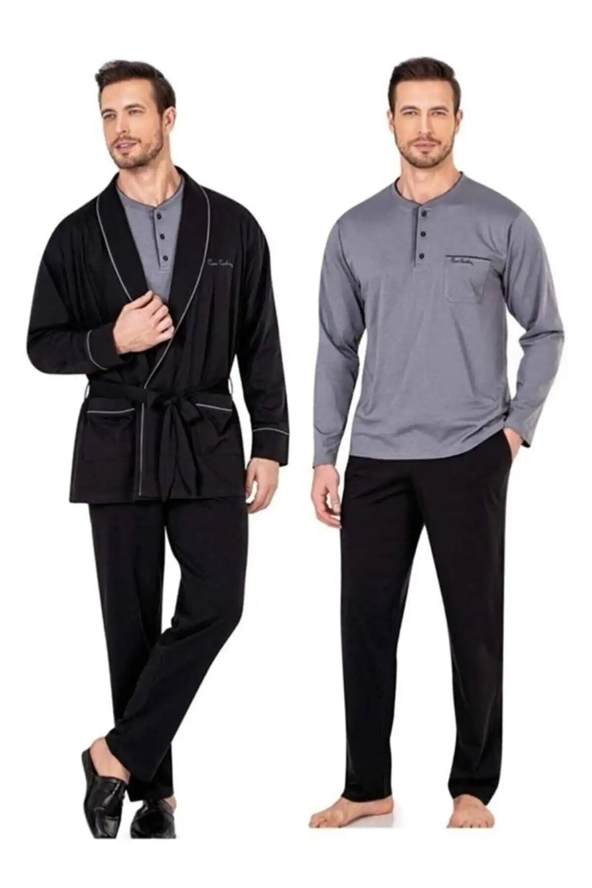 Pierre Cardin Penye Pijama ve Robdöşambır Seti ile Evde Şıklık ve Konforun Keyfini Çıkarın