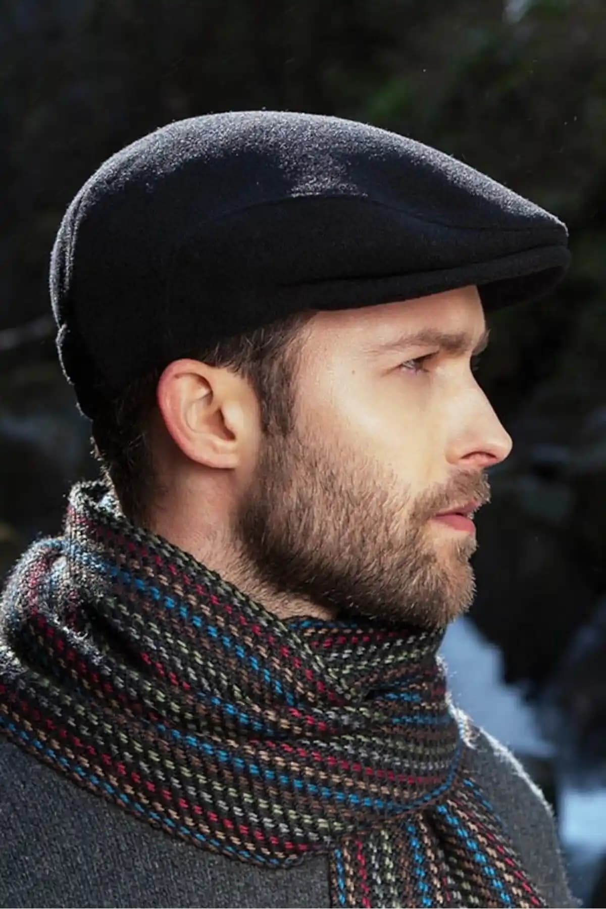 Takı Dükkanı Kaşe İngiliz Kasket Flat Erkek Şapka Modern ve Şık Tasarım