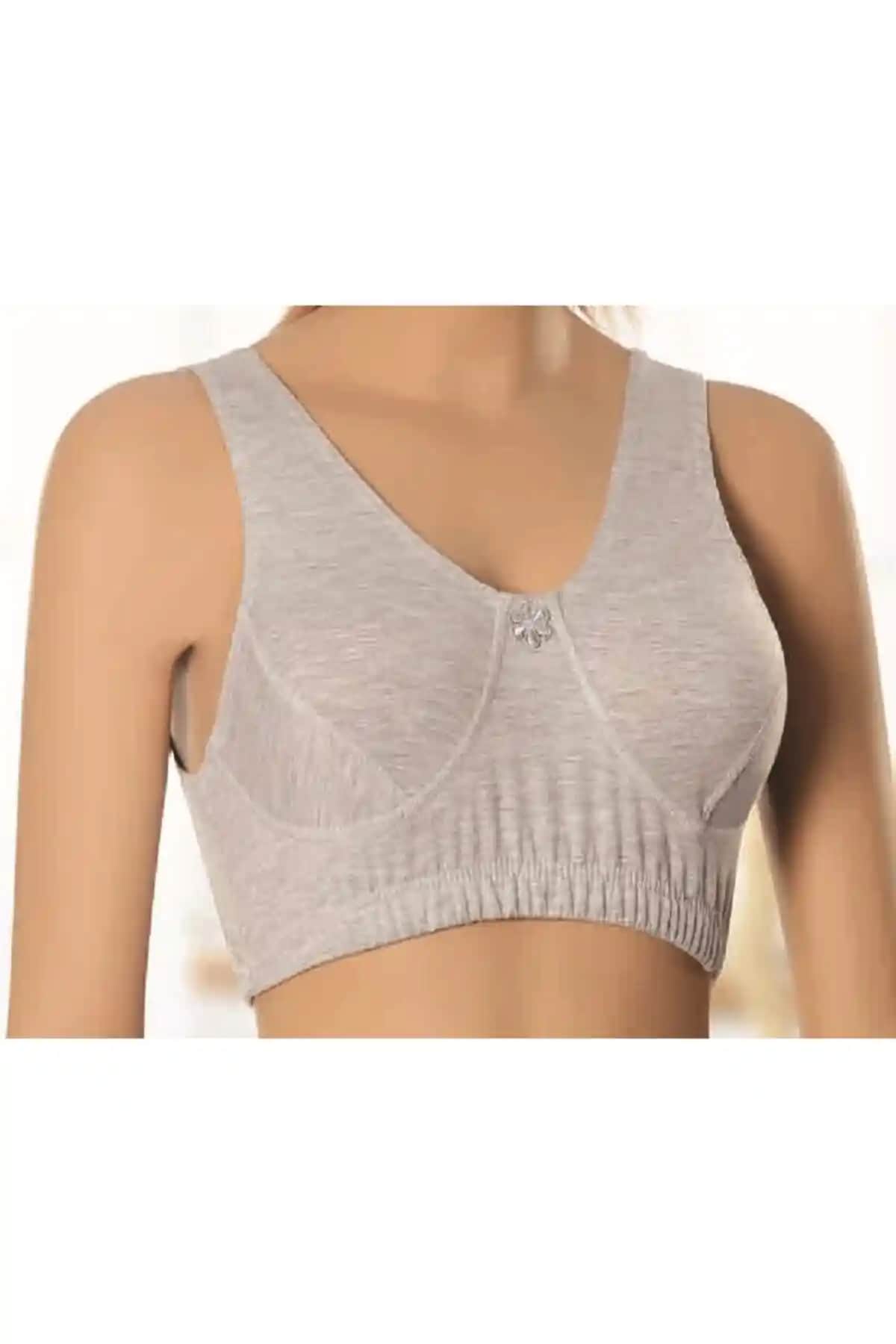 A&K Zümra Pamuklu Penye Anne Yarım Atlet Sütyen Günlük Rahatlık ve Şıklık Sunar