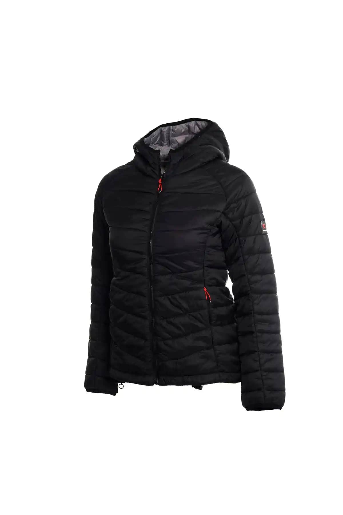 Cresta Kadın Siyah Kapüşonlu Şişme Mont: Modern ve Şık Dış Giyim Seçeneği