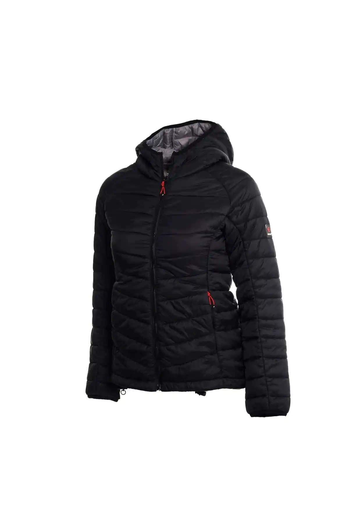 Cresta Kadın Siyah Kapüşonlu Şişme Mont: Modern ve Şık Dış Giyim Seçeneği