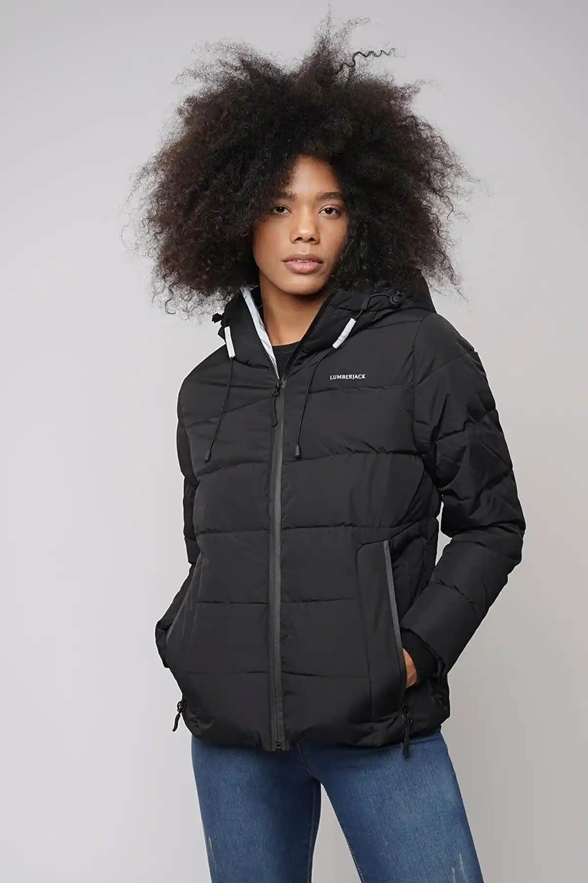 Lumberjack 2w W-sn31 Apreskı Coat: Şık ve Dayanıklı Denim Kış Kabanı