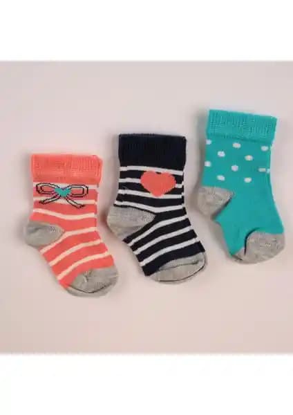 Aziz Bebe 3'lü Soket Çorap: Kız Çocukları İçin Konforlu ve Şık Seçenekler
