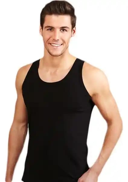 Berrak 1022 Siyah Klasik Erkek Atlet %100 Pamuklu, Konforlu ve Dayanıklı Tasarım