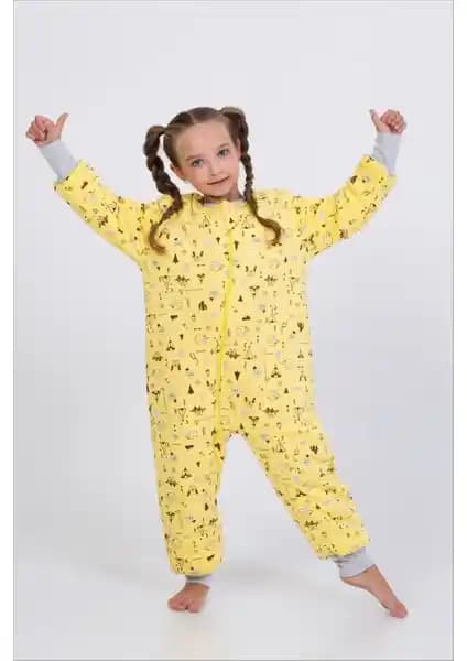 Cantoy 2.5 TOG Kalın Elyaf Dolgulu Pamuklu Çocuk Uyku Tulumu - Konforlu ve Sağlıklı