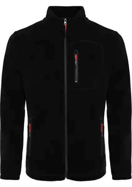 Genius Store Outdoor Erkek Polar Tactical Tam Fermuarlı ve 3 Cepli Soğuk Hava Koruması