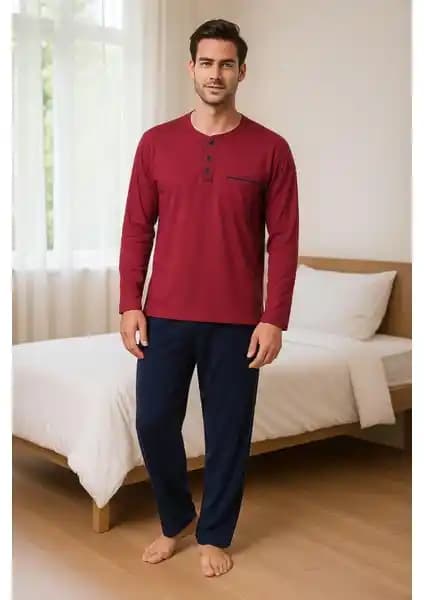 Pierre Cardin Erkek Uzun Kollu Penye Pijama: Rahatlık ve Şıklığın Doğal Buluşması