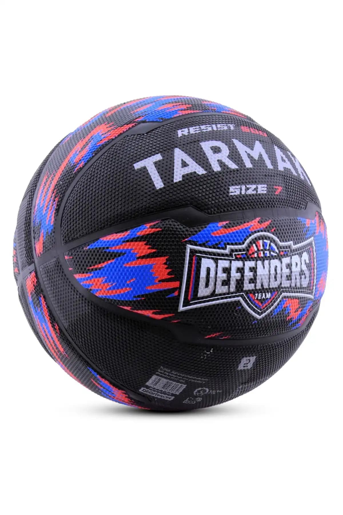 Decathlon R500 Grafiti Desenli 7 Numara Basketbol Topu Dış Mekan Kullanımı için Dayanıklı Spor Malzemesi