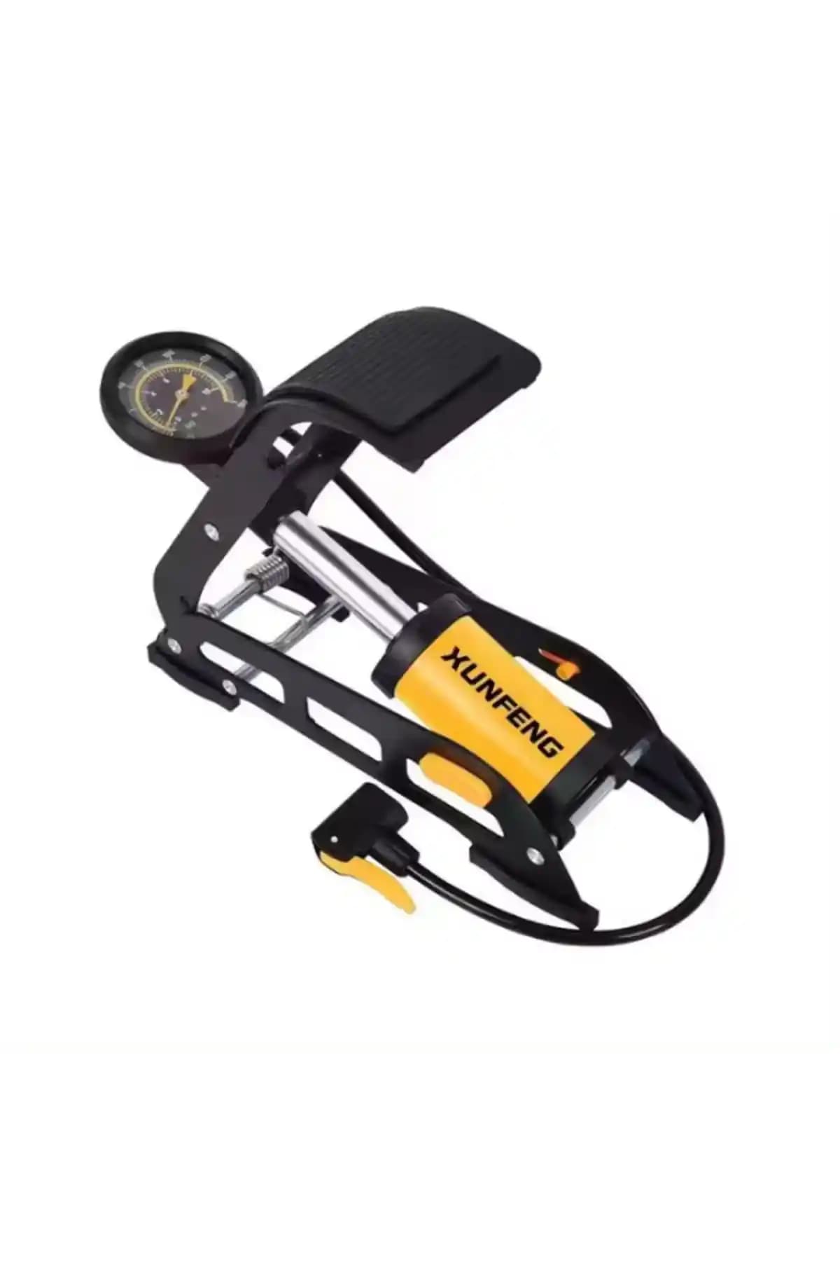 Janissary İnce Piston Araç Lastik Şişirme Göstergeli Ayak Pompası Özellikleri ve Kullanım Avantajları