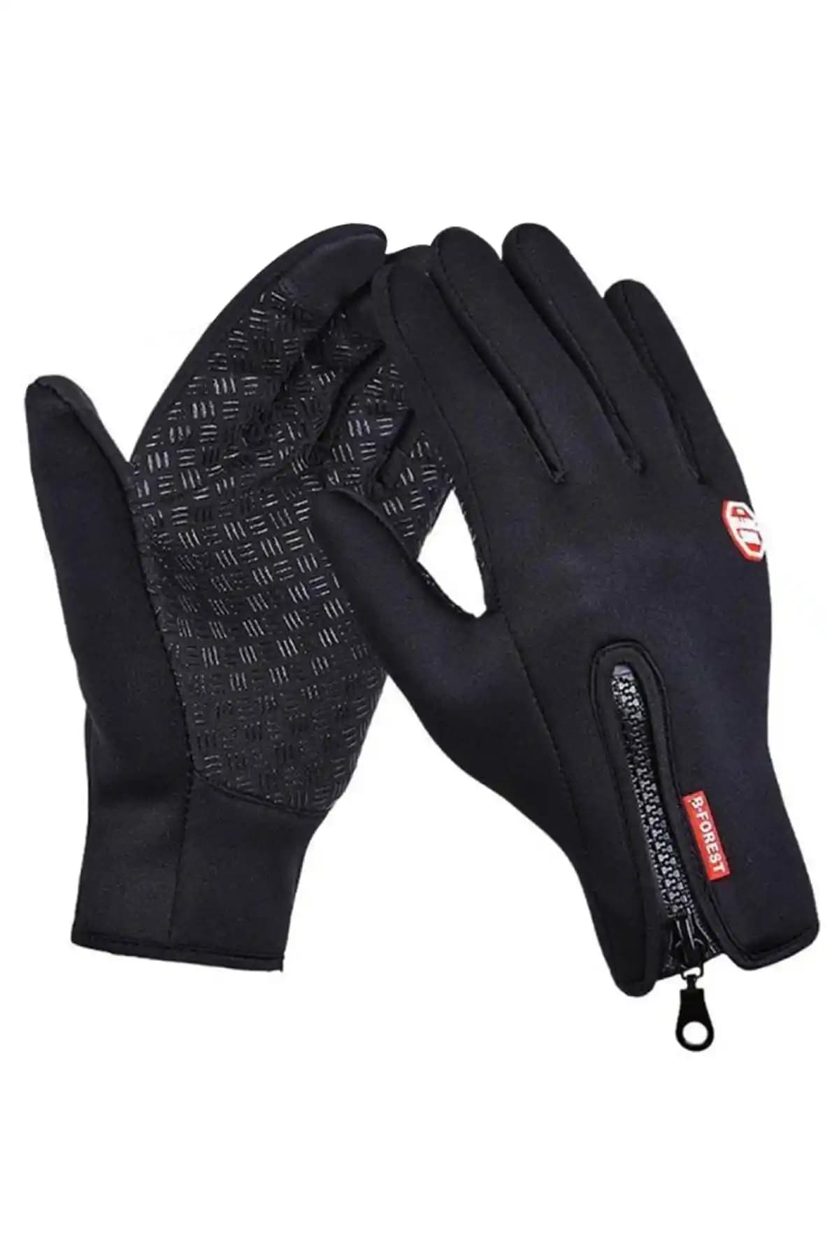 Kamardey Rüzgar ve Su Geçirmez Kaymaz Fermuarlı Dokunmatik Eldiveni Ürün Özellikleri ve Kullanım Alanları