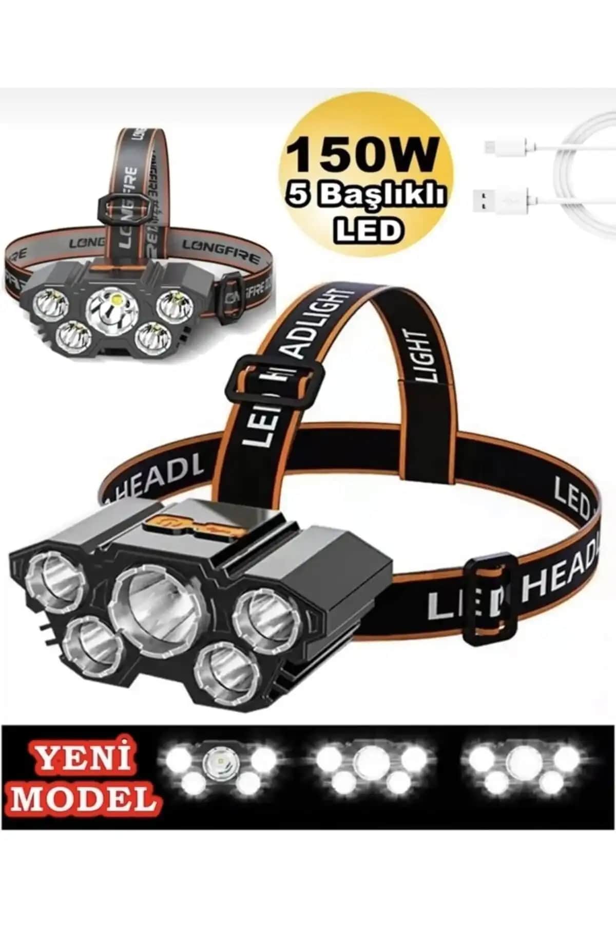 Kenko 150W Ultra Güçlü Kafa Lambası - Yüksek Performans ve Çok Yönlü Kullanım