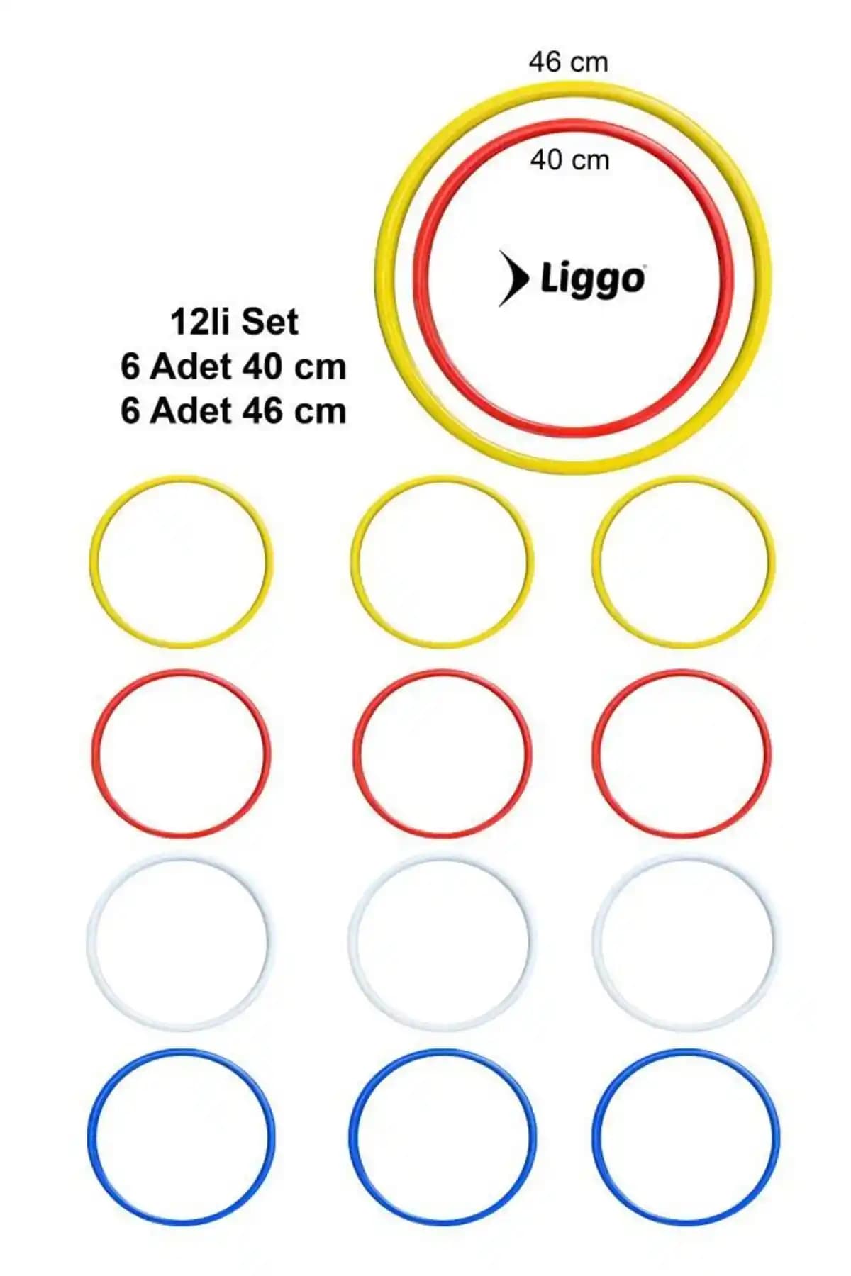 Liggo 12'li Koordinasyon ve Hız Çemberi Antrenman Seti Spor Performansını Artırır