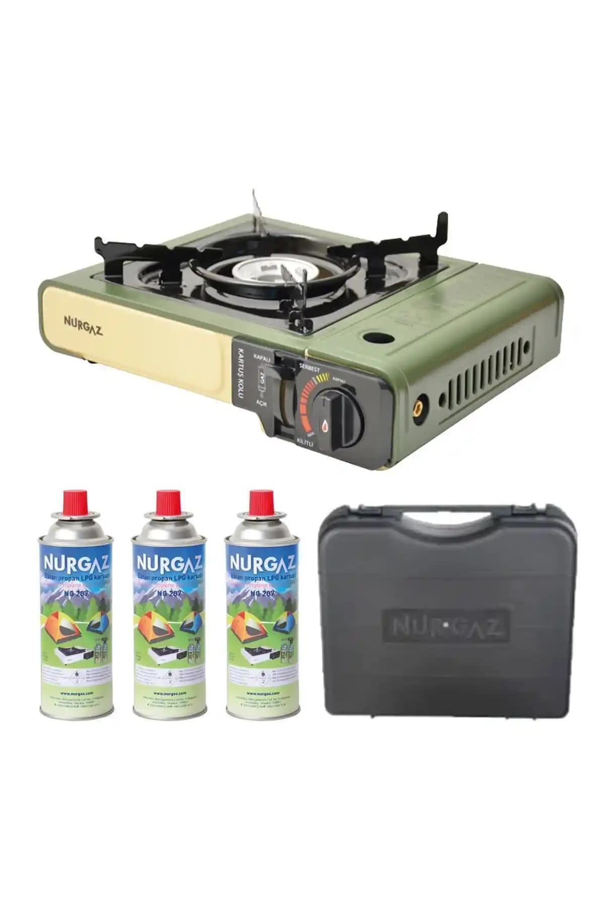 Nurgaz Tüp Bağlantılı Portatif Kamp Ocağı: Pratik ve Güvenilir Kamp Pişirme Çözümü