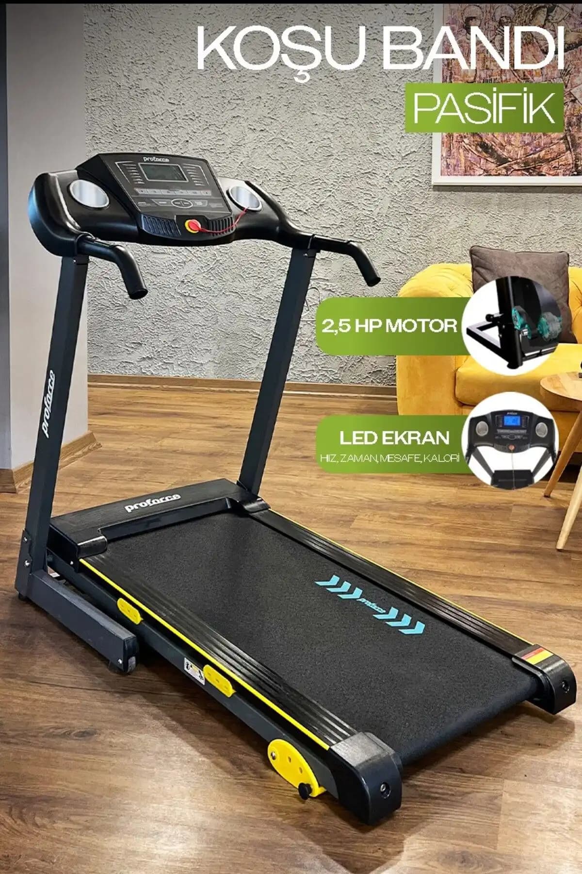 Proforce Pasifik Koşu Bandı: Evde Sağlıklı Yaşam İçin Güçlü ve Kullanışlı Spor Aleti