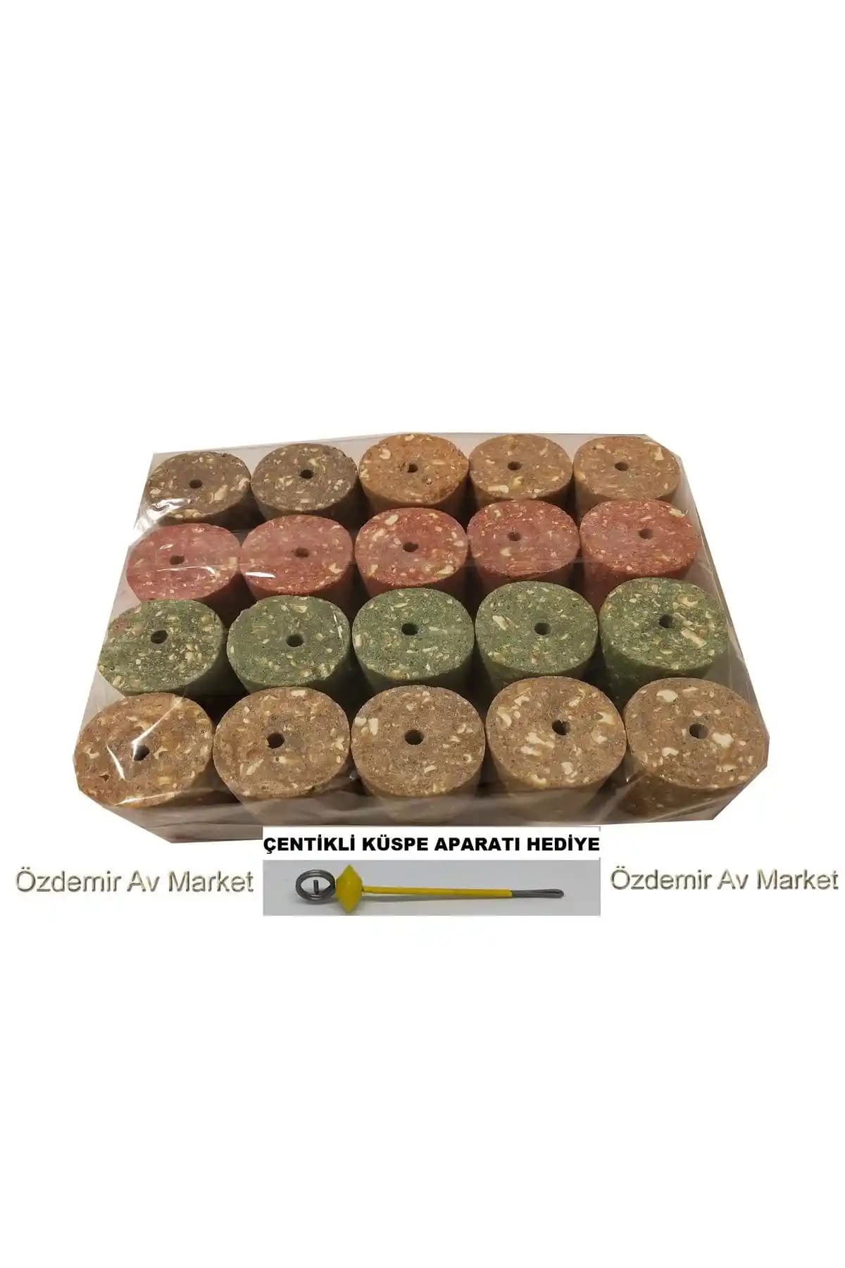 SAZAN RİG Balık Avı Delikli Silindir Küspe: Performanslı ve Güçlü Balık Yemi