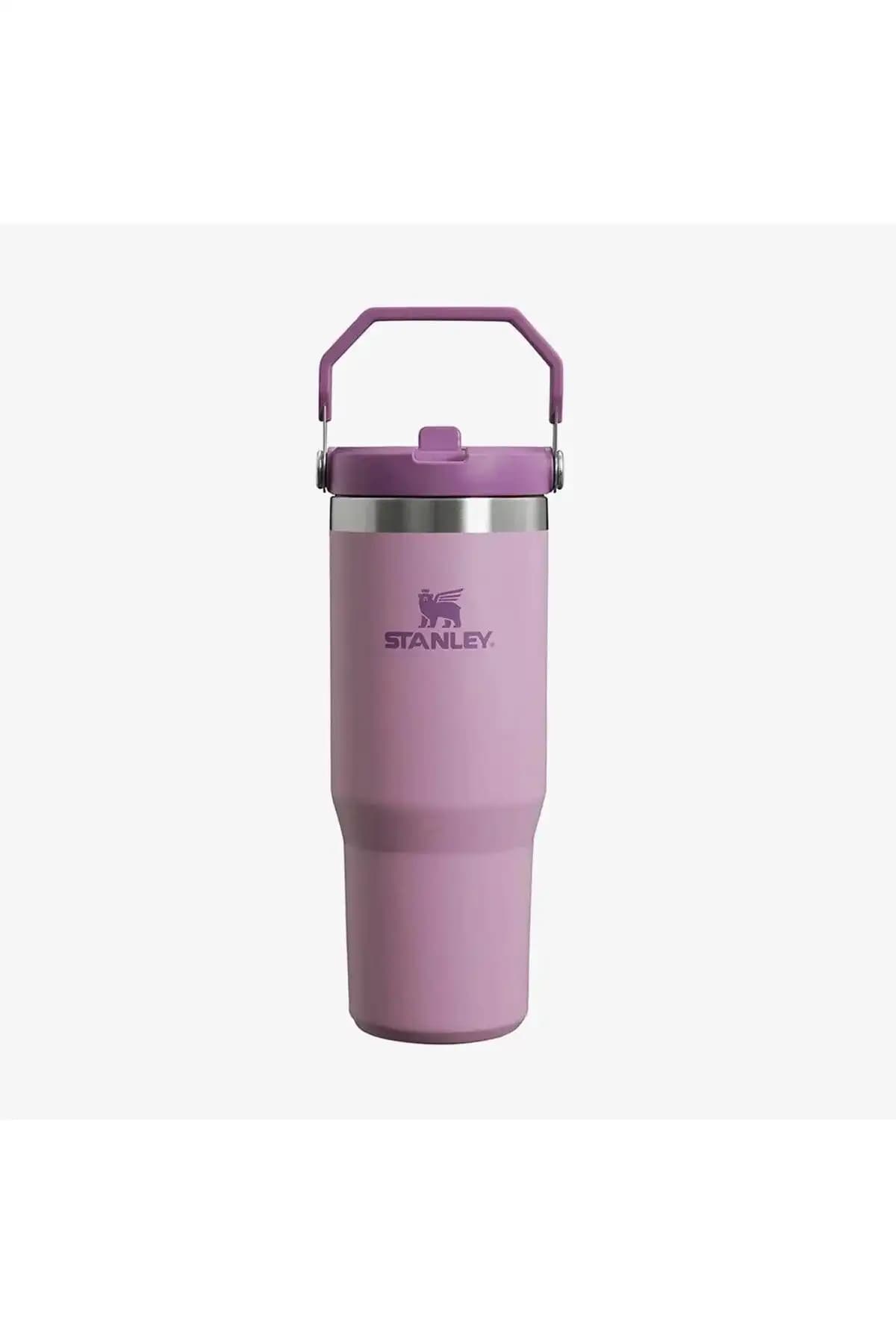 Stanley Iceflow Flip Straw Tumbler 30oz Paslanmaz Çelik Termos Şık Mor Renkli