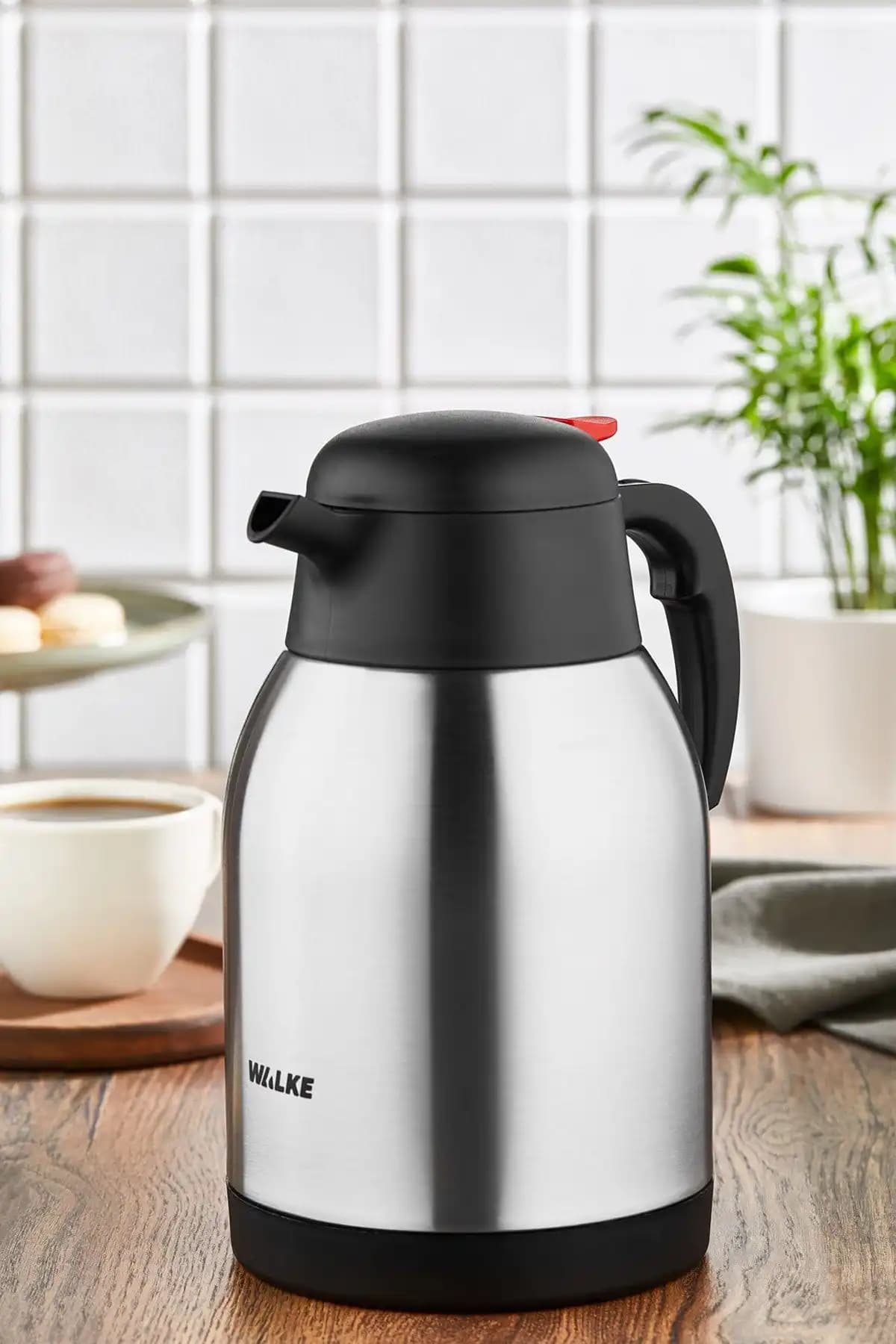 Walke 2 Litre Çift Kat Paslanmaz Çelik Termos Dayanıklı ve Uzun Süre Sıcak Tutma Özelliği