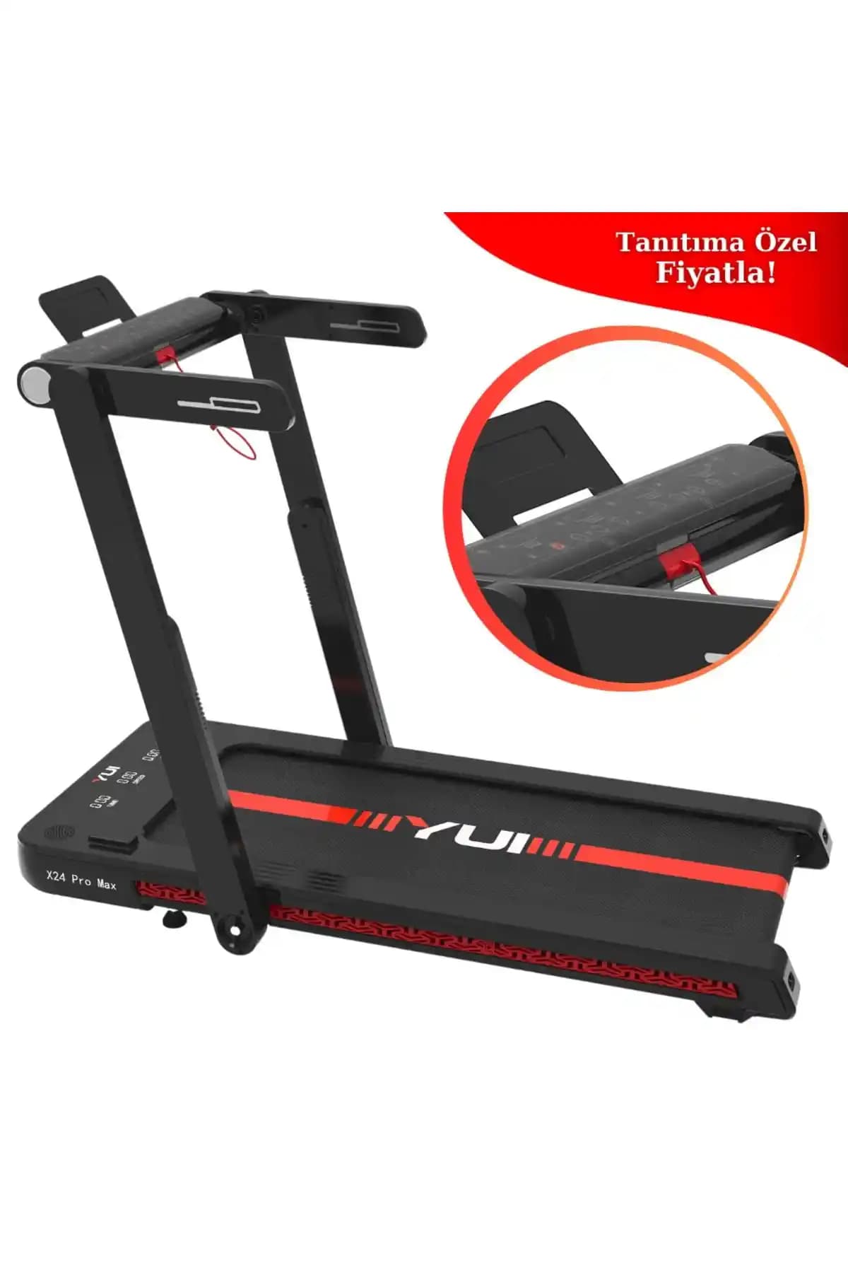 Yui X24 Pro Max Koşu ve Yürüyüş Bandı 14 km/saate Kadar Hız ve 120 kg Taşıma Kapasitesi ile