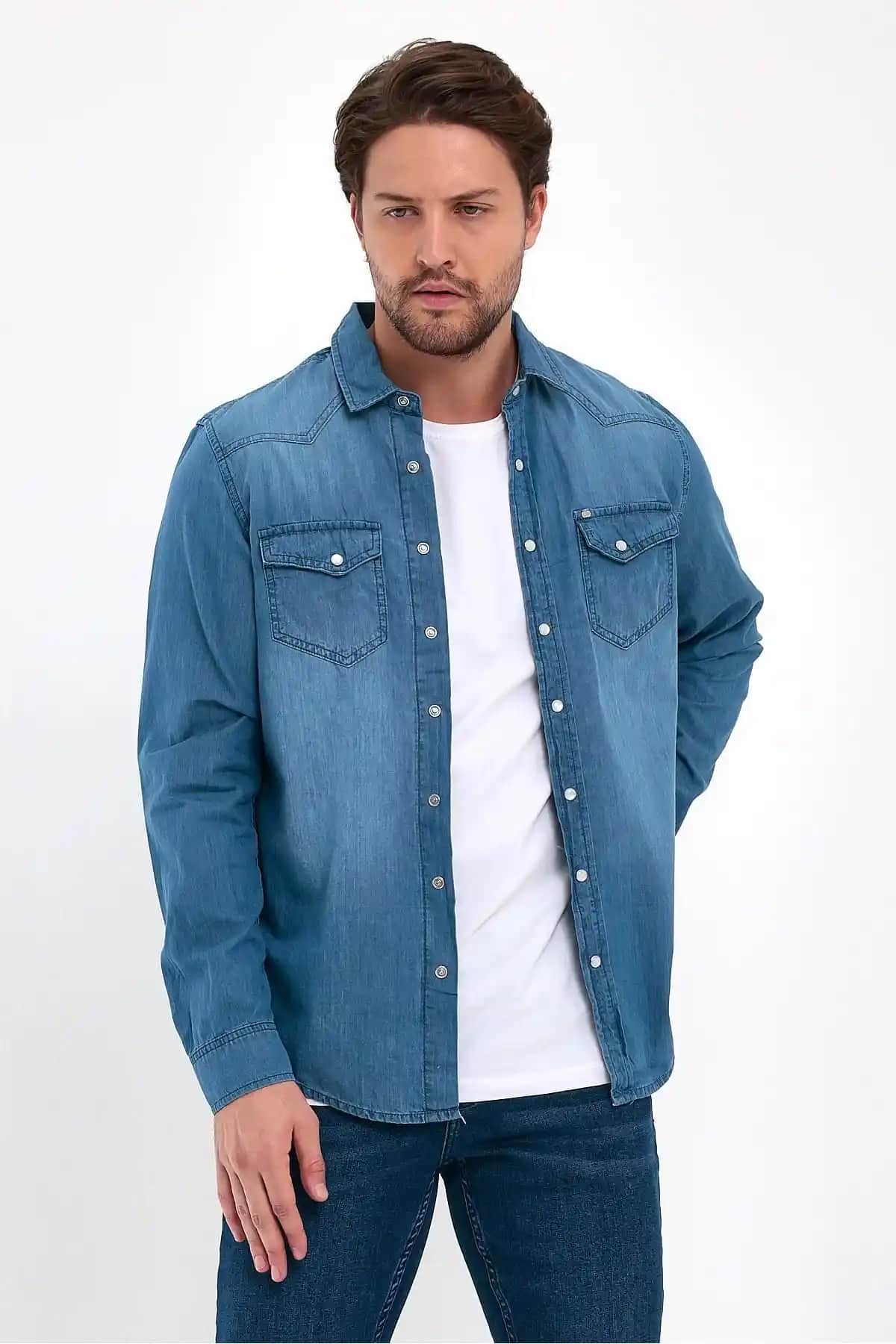 Erkek Denim Gömlek Modelleri ve Kombinasyonları Hakkında Kapsamlı Rehber