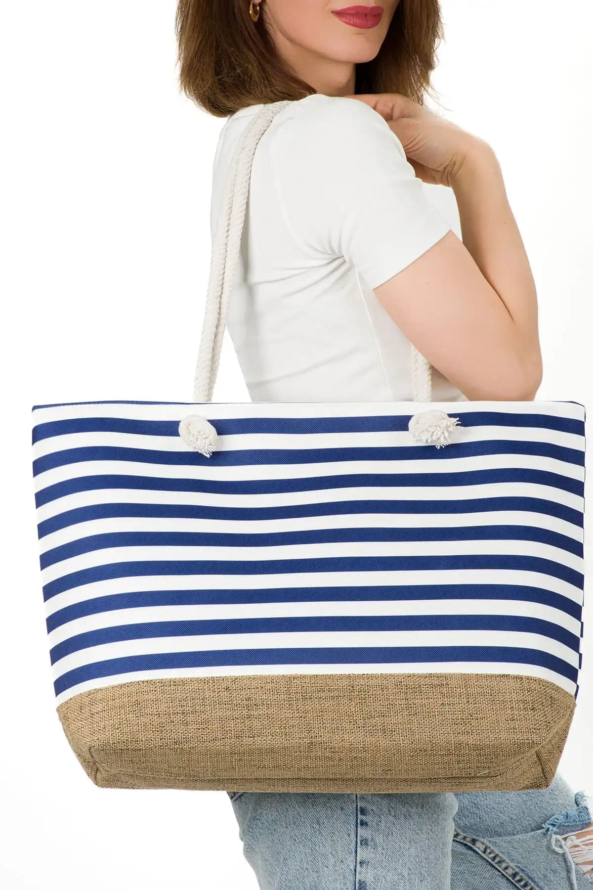 ANDİFLİ Kadın Hasır Omuz Çanta Günlük Kullanım İçin Doğal ve Şık Bir Seçenek