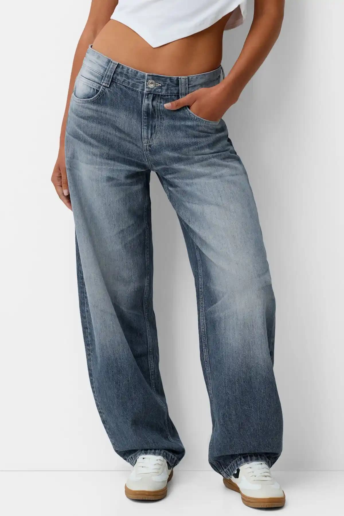 Bershka Balloon Fit Baggy ve Wide Leg Carpenter Jean Karşılaştırması