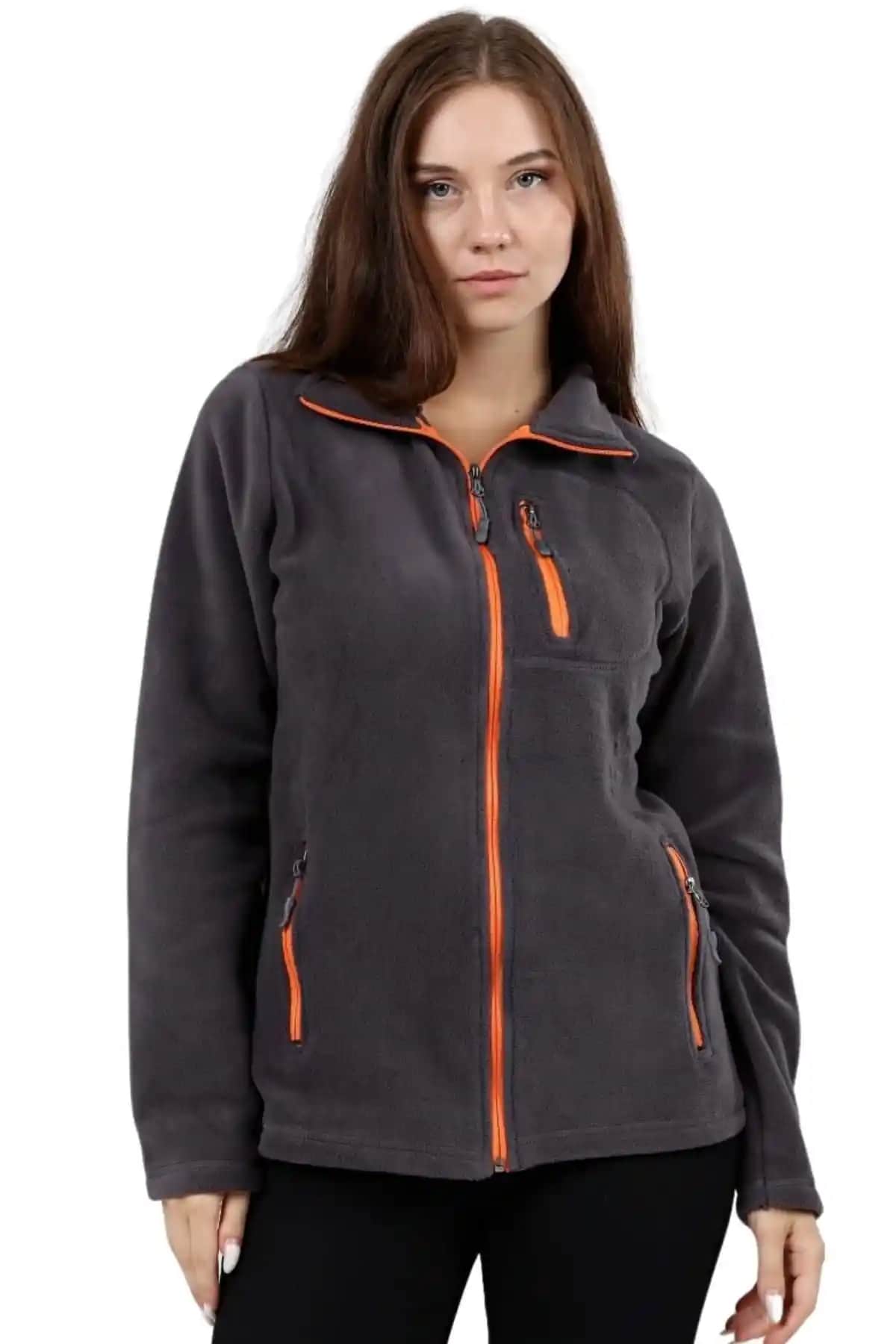 Kadın Polar Tam Fermuarlı Outdoor Ceket Yüksek Kalite ve Şık Tasarım ile Günlük ve Dış Mekan Kullanımı İçin