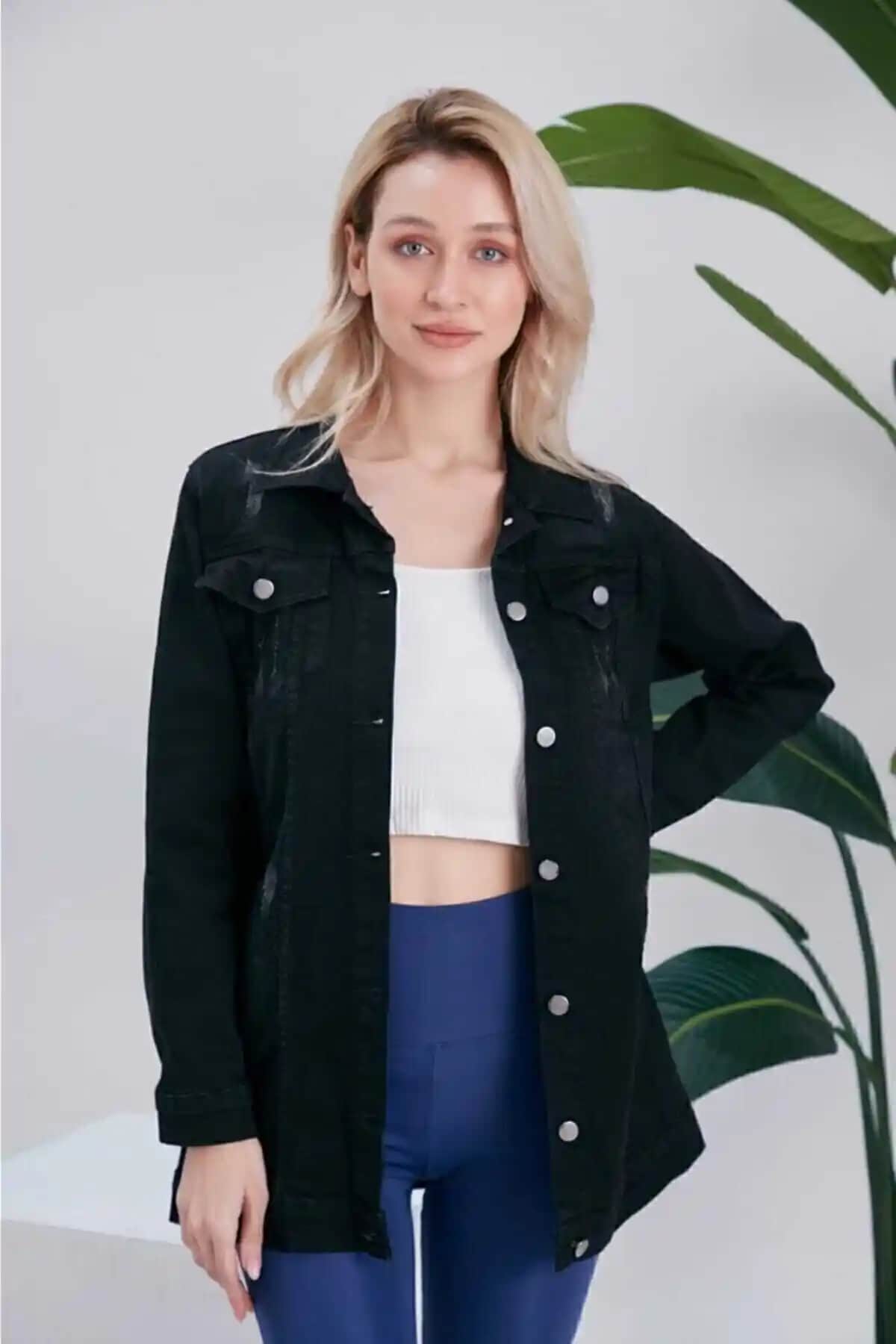 KEJAN Araboy Denim Ceket Günlük ve Şık Kullanım İçin Uygun Tasarım