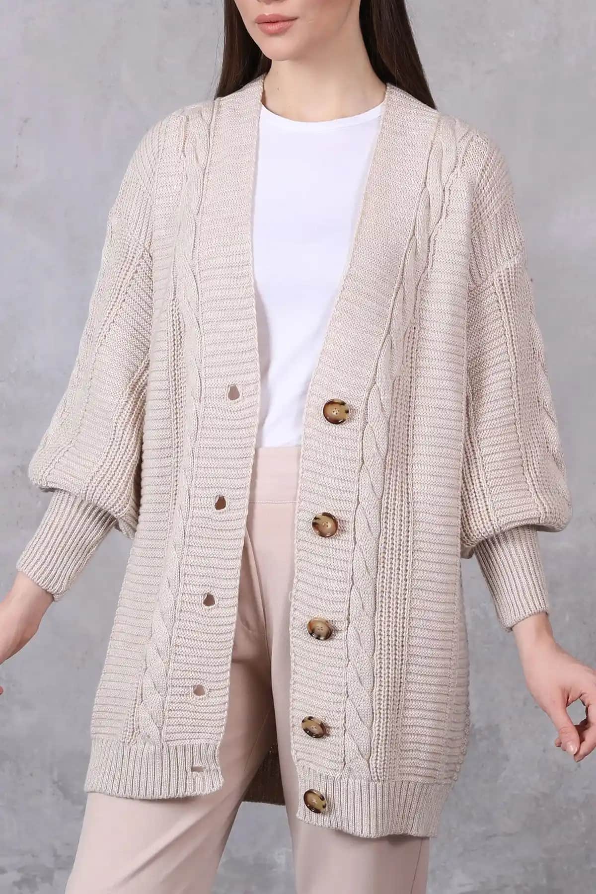 LUGMO Kadın Triko Hırka ve Madmext Pembe Bisiklet Yaka Triko Kazak Karşılaştırması