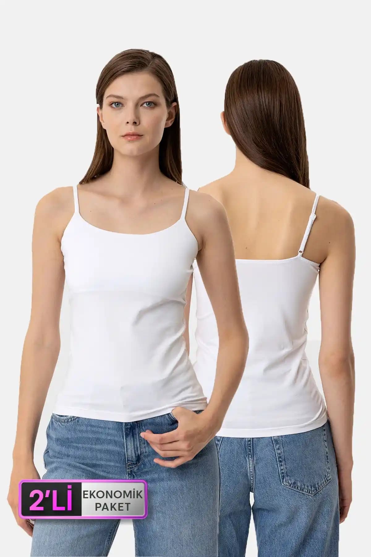 Pierre Cardin 2'li Ekonomik Pamuklu Atlet Seti Geniş Beden Seçenekleriyle Rahatlık Sunar