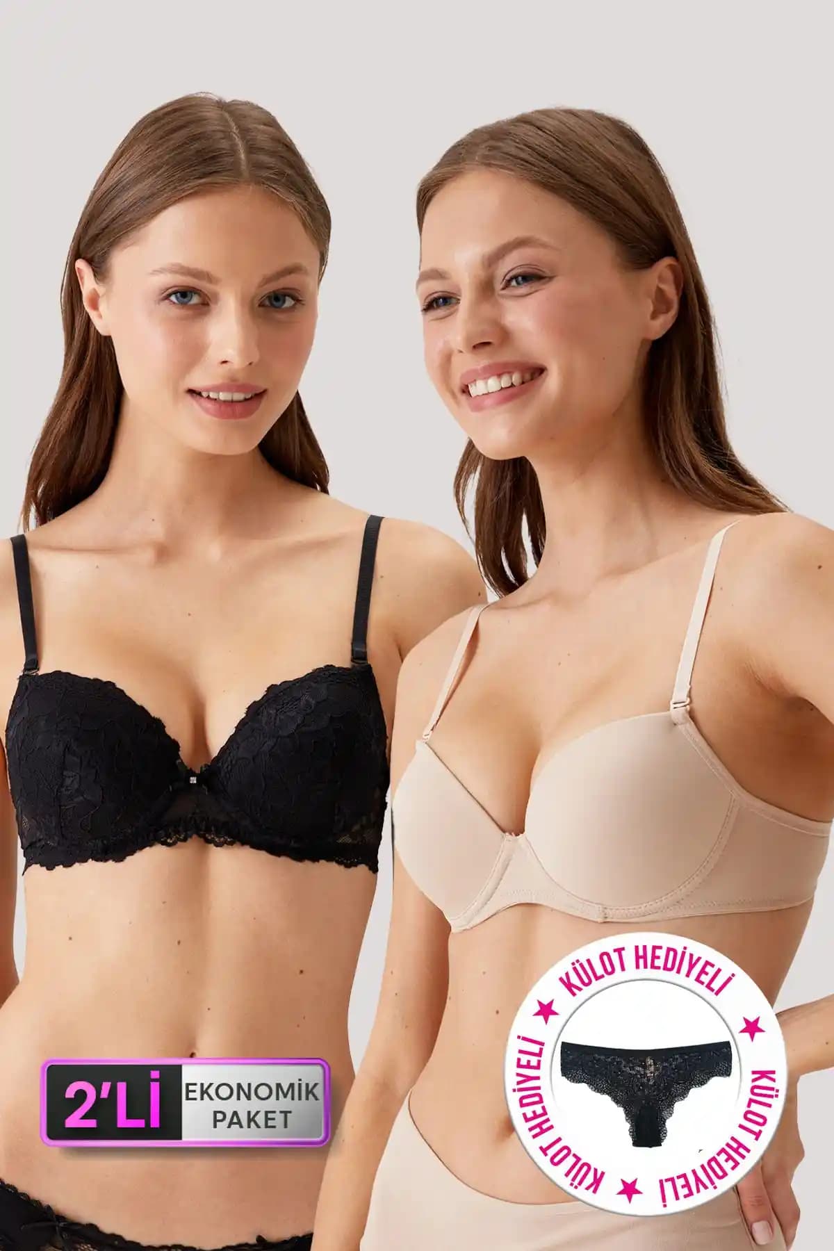 Pierre Cardin 6352-3 ve 6805 Sütyen Setleri Karşılaştırması ve Özellikleri