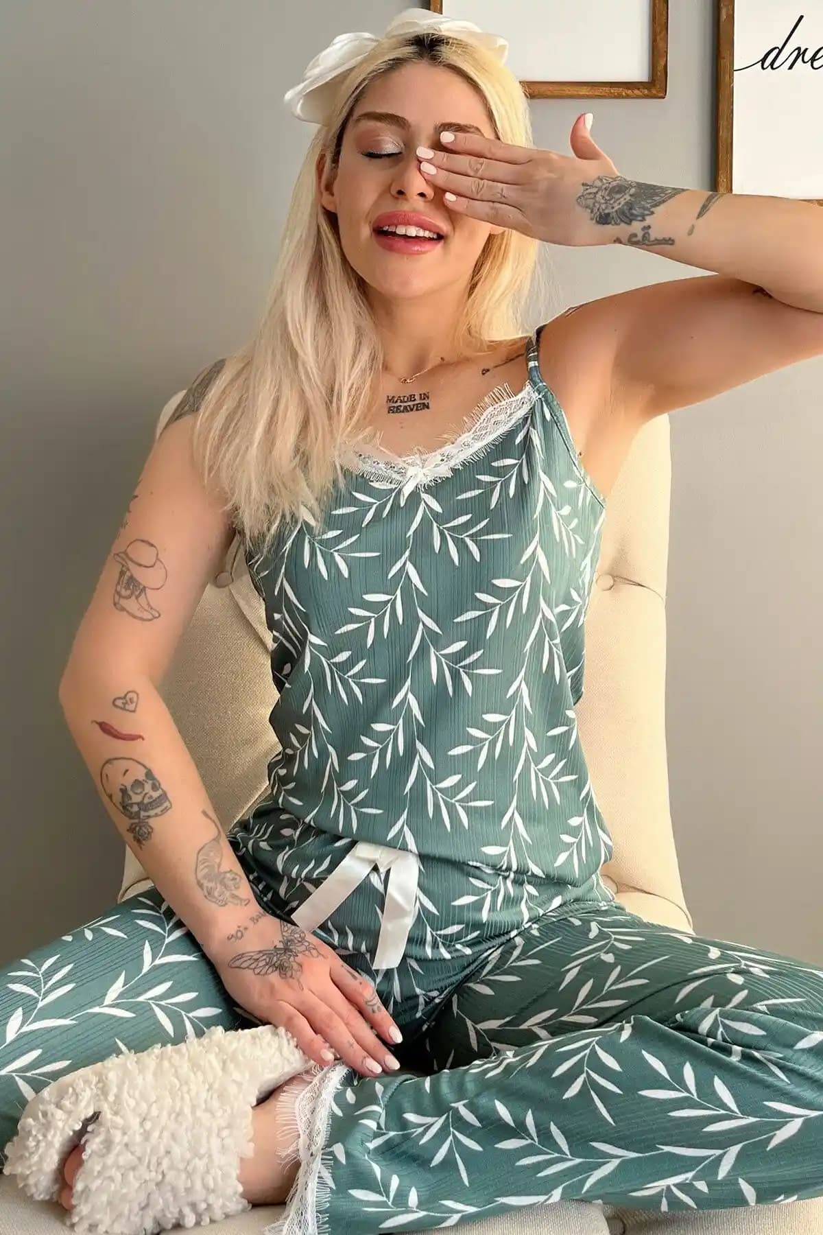 Yeşil Zeytin Dalı Desenli Pijama Takımları Karşılaştırması ve Özellikleri